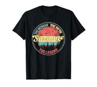 Suzanne The Woman The Myth The Legend Nombre Personalizado Camiseta