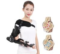 SUZLAZYR Dispositivo De Rehabilitación De Brazo, Dispositivo De Entrenamiento De Rehabilitación De La Articulación del Codo con Control Remoto para Pacientes con Hemiplejía,Right