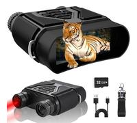 SUZLAZYR Gafas de visión nocturna, prismáticos de visión nocturna para adultos, zoom digital 8X, visión nocturna con pantalla HD de 3 pulgadas, batería recargable de 4000 mAh, equipo para caza y