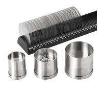 SUZLAZYR Juego De Herramientas para Joyería, Tamiz De Precisión De Acero Inoxidable para Clasificar Diamantes, Gemas Y Perlas,80mm