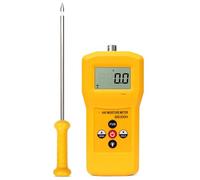 SUZLAZYR Medidor de Humedad portátil para heno - Medidor de Humedad para heno con sonda, Rango de Humedad del 0 al 80%, Compensación automática de Temperatura, para Alfalfa, leymus y pacas de Paja