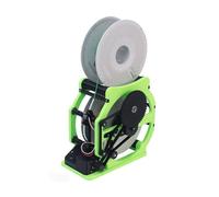 SUZLAZYR Rebobinador de filamento para impresoras 3D, Rebobinador automático de filamento, Enrollador de bobinas de filamento, Velocidad Ajustable, para PLA/PETG/ABS/TPU,Verde