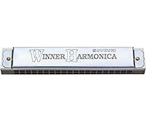 Suzuki Armónica de trémolo de 20 agujeros Winner W-20C - llave de C