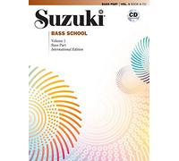 Suzuki bass school volume 1 2014 revised edition double bass book/cd +cd: Bass Part, Book & CD