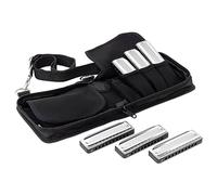 Suzuki Bluesmaster Set con funda suave ligera, MR-250SNC (C, G, A, D, F, Bb por juego)