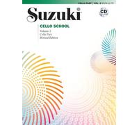 Suzuki cello school, vol 2 - recueil + cd - revised edition - violoncelle: Cello Part
