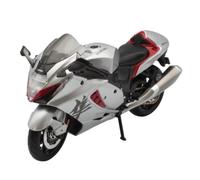 Suzuki GSX1300R Hayabusa compatible con motocicleta Maisto escala 1:12 en plata