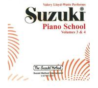 Suzuki Piano School: Volumes 3 & 4 (Suzuki Method Core Materials) (CD-Audio) - Common