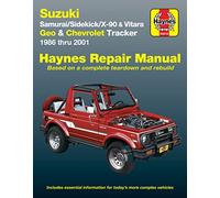 Suzuki Samurai (86-95), Sidekick (89-98), X-90 (96-98) & Vitara (99-01), Geo Tracker (86-97) & Chevrolet Tracker (98-01) Haynes Repair Manual (USA): ... X90 Vitara Geo Chev Tracker (Haynes Manuals)