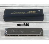 SUZUKI SU-21 HUMMING F# Llave 21 agujeros Trémolo Armónica de Japón