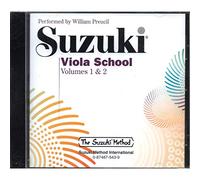 Suzuki Viola School Volumes 1 & 2 - Compact Disc (Preucil)