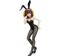 Suzumiya - Figura de Haruhi modelo de asistente de cabina Youko, figura de acción de anime, ilustración original, figura de conejita, estatua, posición de pie, decoración de Skulptur, regalo