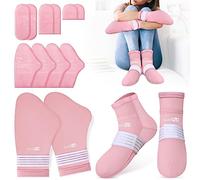 SuzziPad Calcetines de terapia fría y guantes de frío para quimioterapia, neuropatía, quimioterapia imprescindibles para mujeres, ideal para alivio de quimioterapia, fascitis plantar, alivio del dolor