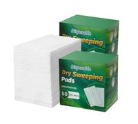SUZZYVINE Paños de barrido en seco, desechables, paños de barrido desechables, repuestos de polvo de suelo, almohadillas de fregona compatibles con Swiffer Sweeper de 7.8 x 11.8 pulgadas, 100 unidades