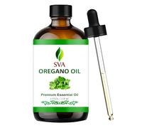 SVA Organics 100% Natural Oregano Essential Oil -Therapeutic Grade Aromatic Oil, 4 Fl Oz with Dropper
