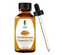 SVA Organics Aceite Esencial de Incienso Serrata Certificado Orgánico con Cuentagotas 100% Puro, Natural y Grado Terapéutico para una Piel Resplandeciente, Cabello Brillante, 1.01 Fl Oz (paquete de 1)