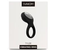 Svakom Tyler - anillo vibrador recargable y waterproof (negro)