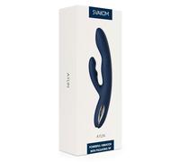 SVAKOM Svakom - Aylin Potente Vibrador Pulsátil de Doble Cabezal - Azul Oscuro