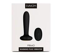 SVAKOM PRIMO PLUG ANAL HEATING CONTROL REMOTO 12CM NEGRO