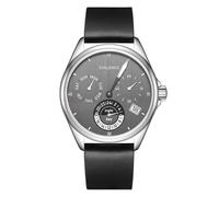 Svalbard REGULATOR Swiss Cuarzo Acero Gris Fecha Multifunción Reloj Hombre, gris