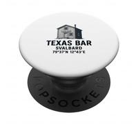 Svalbard Texas Bar Travel Cruise Gift Noruega 1927 Biker PopSockets PopGrip Adhesivo