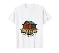 Svalbard Texas Bar Travel Cruise Gift Noruega 1927 Camiseta