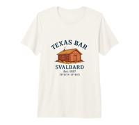Svalbard Texas Bar Travel Cruise Gift Noruega 1927 Camiseta Premium