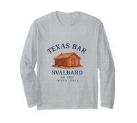Svalbard Texas Bar Travel Cruise Gift Noruega 1927 Manga Larga