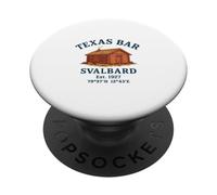 Svalbard Texas Bar Travel Cruise Gift Noruega 1927 PopSockets PopGrip Adhesivo