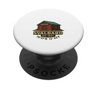Svalbard Texas Bar Travel Cruise Gift Noruega 1927 PopSockets PopGrip Adhesivo