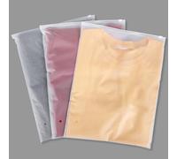 Svaldo Bolsas Viaje Organizador Esmeriladas, 50 Piezas 30 * 40cm Bolsas Zip Ropa, Reutilizable, para Papelería, Cosméticos (con Orificios de Ventilación)