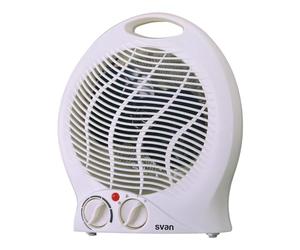Svan Convector Eléctrico Bajo Consumo Blanco SCEV2000V. 2000W, 2 Niveles de potencia, Función Turbo, Termostato Regulable, Calefacción por Resistencia