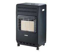 Svan Estufa Catalítica de Gas 4200 W Negro. SVCA34CAT, Calefacción por plato cerámico, Sensor antivuelco, Apto para Butano/Propano/LPG