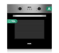 Horno multifunción svan shm8700dpx 70l 8 programas a inox 57,5 cm