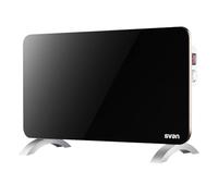 SVAN Radiador plano 1 Elemento Svan 1000 W 2 Niveles de funcionamiento Cristal negro Manua