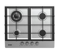 Svan SGW4600X Placa de Gas 4 Fuegos Ignición Automática 60cm Acero Inoxidable