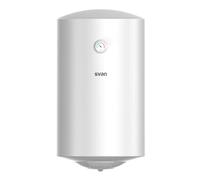 Svan Termo Eléctrico 80 Litros, ST8002. 1500W, Kit de Montaje Incluido, Resistencia Acero Esmaltado, Termostato Manual, Temperatura Máx 75 ºC, Blanco nergética Clase C