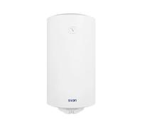 Svan Termo Eléctrico Vertical 92 Litros ST10000. Instalación Vertical, 1500W, Incluye Kit de Montaje, Resistencia de Acero inoxidable, Blanco, Eficiencia Energética Clase C