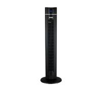 SVAN Ventilador de torre 42 Negro Display manual Mando 3 vel Ionizador Temporizador Oscilación