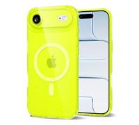 Svanove Funda transparente para iPhone 17 Air compatible con Magsafe de silicona, brillante, transparente, delgada, magnética, segura, bonita, femenina, moderna, delgada, dura, protección para cámara