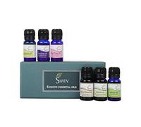 SVATV GIFT SET (Rose Petal, Sandalwood, Neroli, Lemongrass, Lavender, Jasmine) Essential Oil Therapeutic Grade Aromatherapy Oils Fragrance Oil for Diffuser Yoga Massage & DIY Personal Care 10 ml