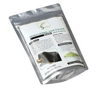 SVATV Henna Color de cabello NEGRO con 9 Hierbas II Cabello Mehndi, Color de cabello natural II 227g, 0.5 lb, 08 oz