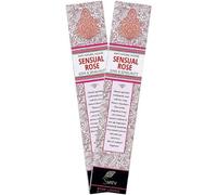 SVATV Incienso De Rosa A Base De Hierbas Y Método Antiguo con Paquete De Inciensos para Meditación, Yoga, Espiritual, Aromaterapia - 15 g x 2 | 30 Gramos