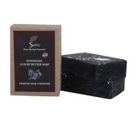 SVATV Jabn artesanal con hierbas calmantes naturales de almizcle de carbn y romero para hombres y mujeres exfoliantes jabn herbal ayurvdico tradi