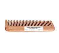 SVATV Peine de madera de Neem hecho a mano N-5 (4" 1")