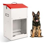 Svauoumu, comedero automático para perros de exterior, 25 l