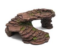 Svauoumu Plataforma Tortugas de Agua, Cueva para Reptiles Rampa Tortugas de Agua Descanso Terraza DecoracióN de HáBitat para Tortuga, Tanque Cangrejo Rana Reptil Adornos Acuario