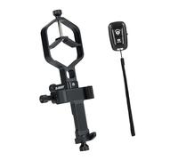 Svbony SV214Pro Adaptador Universal para Teléfono, 3 Ejes Móvil Adaptador Soporte Mount para Telescopio, Accesorios Compatible con Catalejos Binocular Monocular (44-64mm)