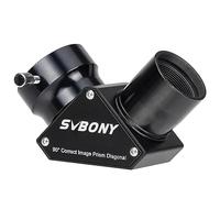SVBONY SV222 Espejo diagonal de 90 grados, telescopio diagonal de 1.25 pulgadas con revestimiento de metal antirreflectante, accesorio de telescopio para telescopio refractor