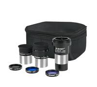 Svbony SV233 Ocular Telescopio Astronómico Kit, Ocular PLOSSL de 6mm, 17mm, 2X Lente Barlow, Filtro Lunar, Filtro ND4, Filtro de Color 82A, con Bolsa Portátil, Accesorio de Siete Piezas